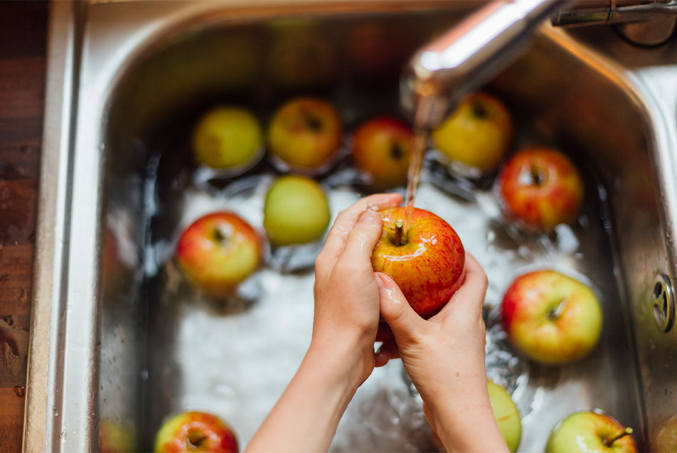 Produce washing