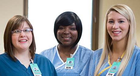 nurses working