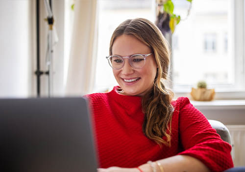 Person using laptop