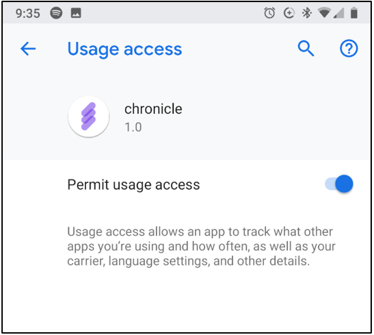 chronicle permit access