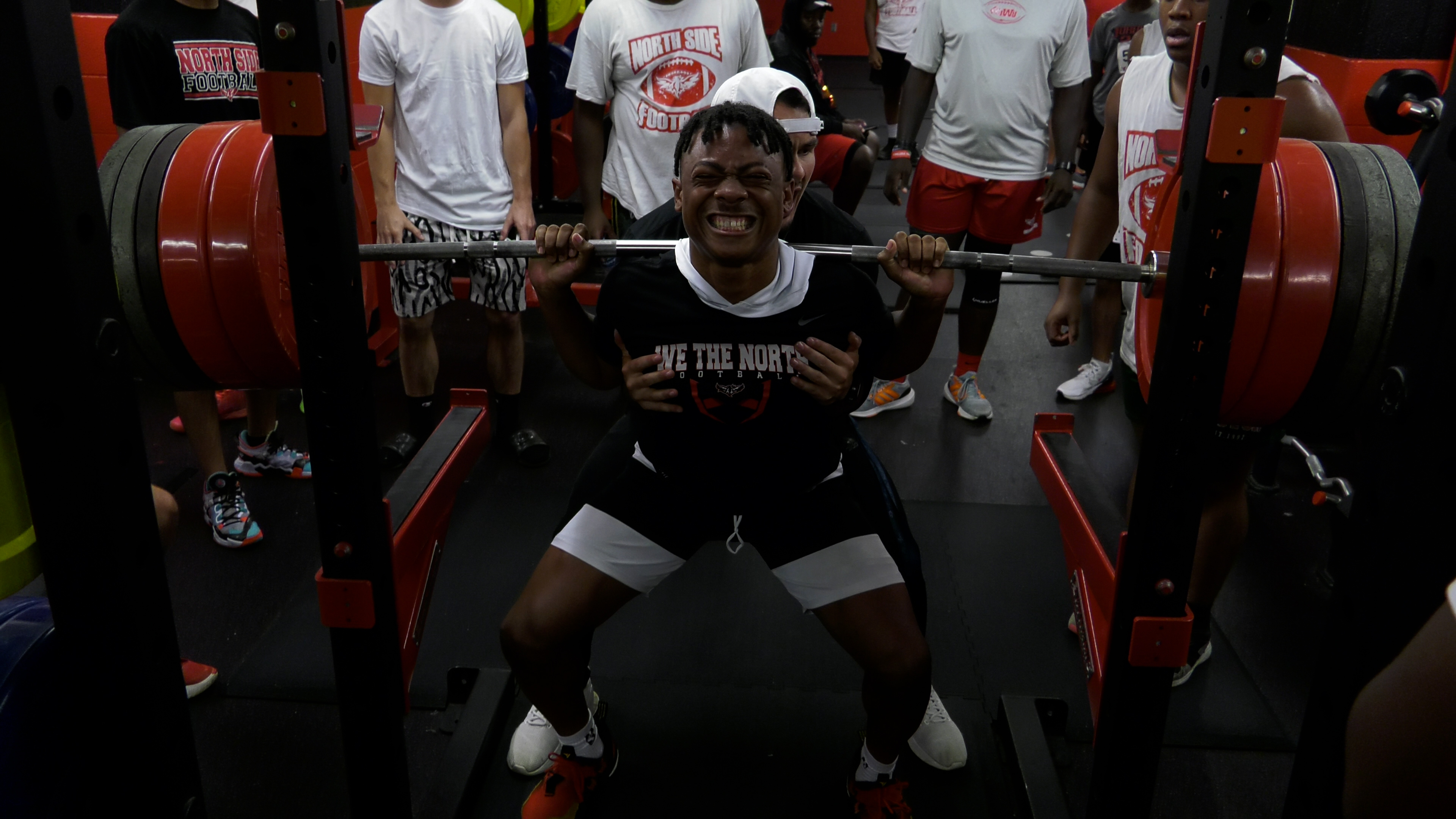 North Side athletes take part in strength & conditioning combine