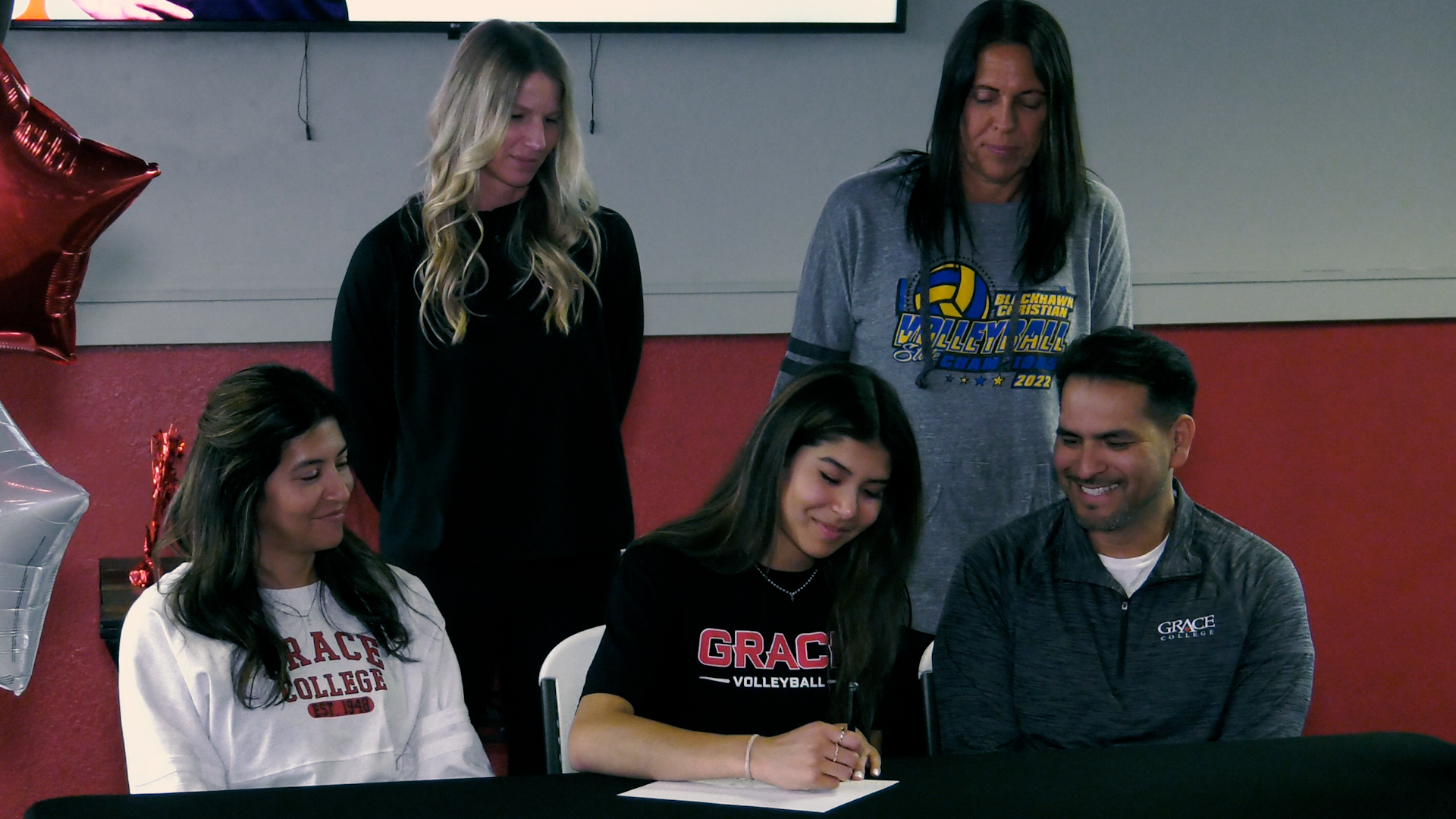 Blackhawk Christian & Empowered Volleyball senior Olivia Martinez signs with Grace College
