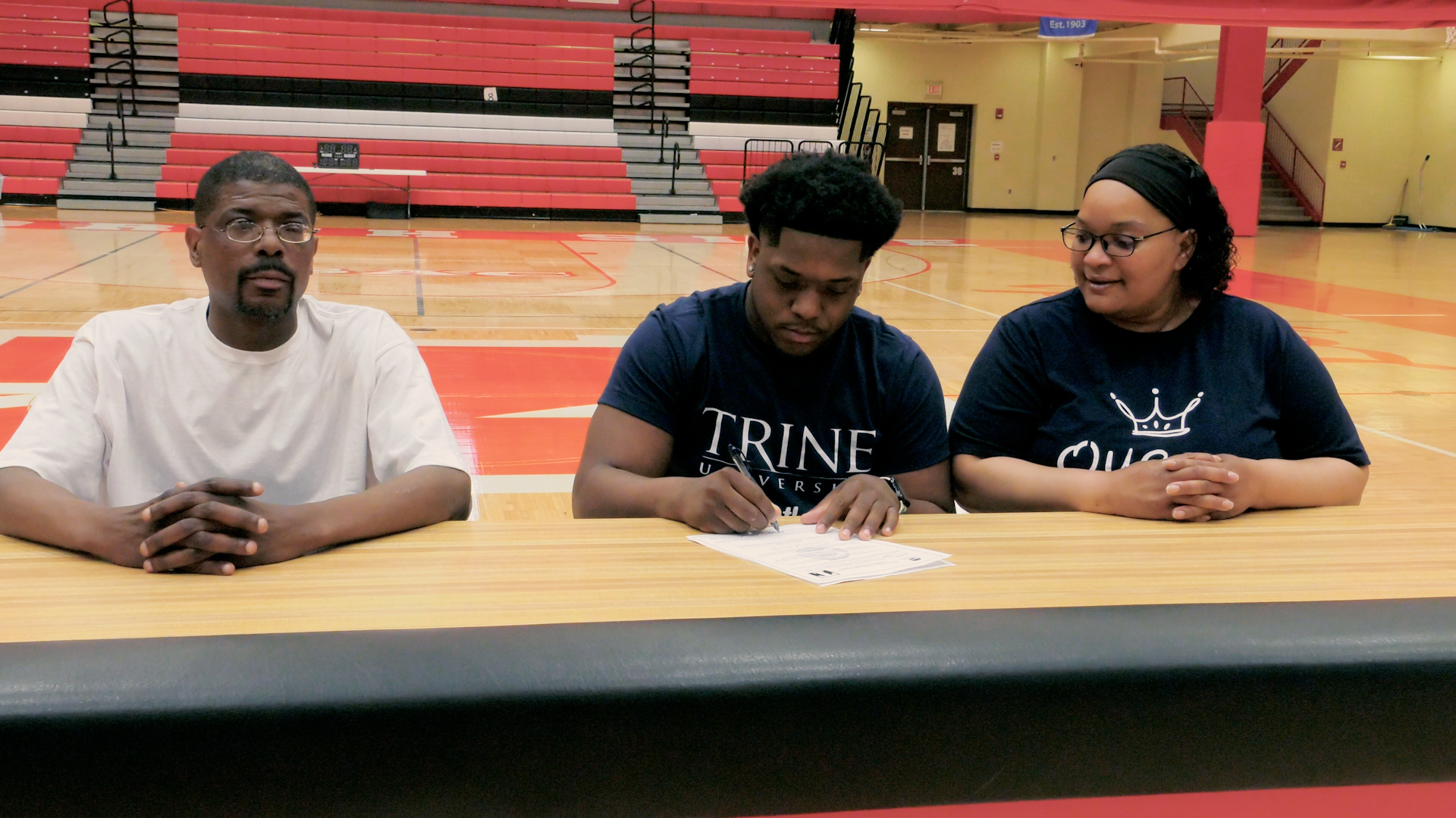 North Side standout Davon Doughty signs with Trine football