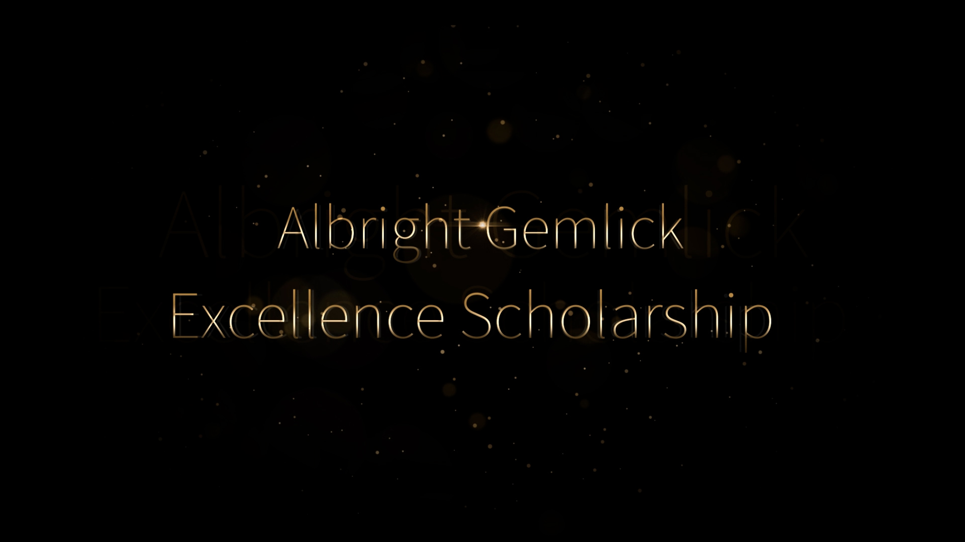 Albright Gemlick Excellence Scholarship