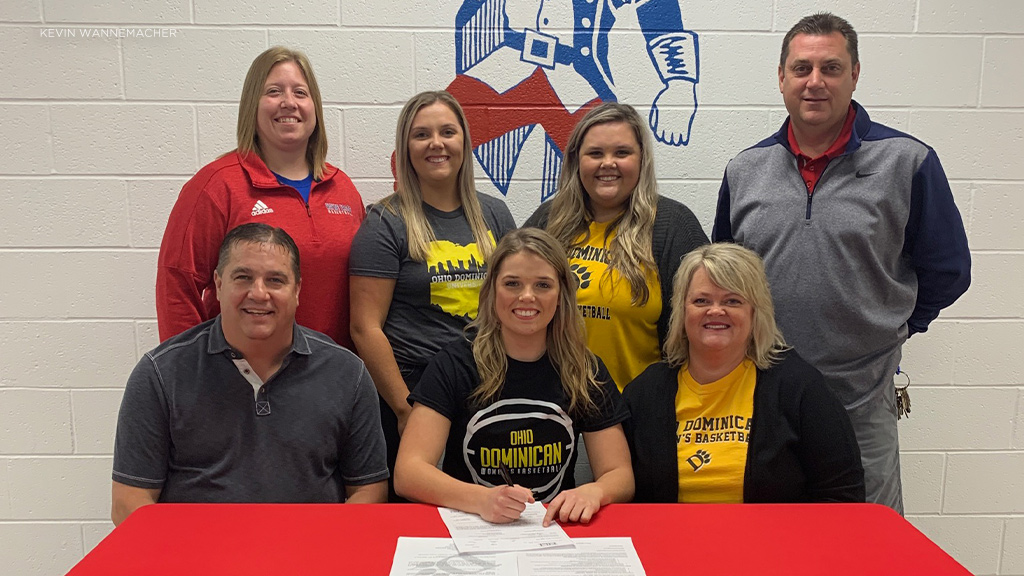 Wayne Trace scoring leader Claire Sinns signs with Ohio Domincan women's hoops
