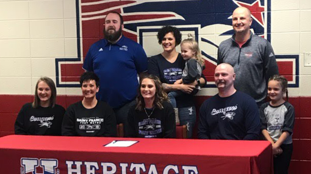 Heritage's Stine signs with USF track