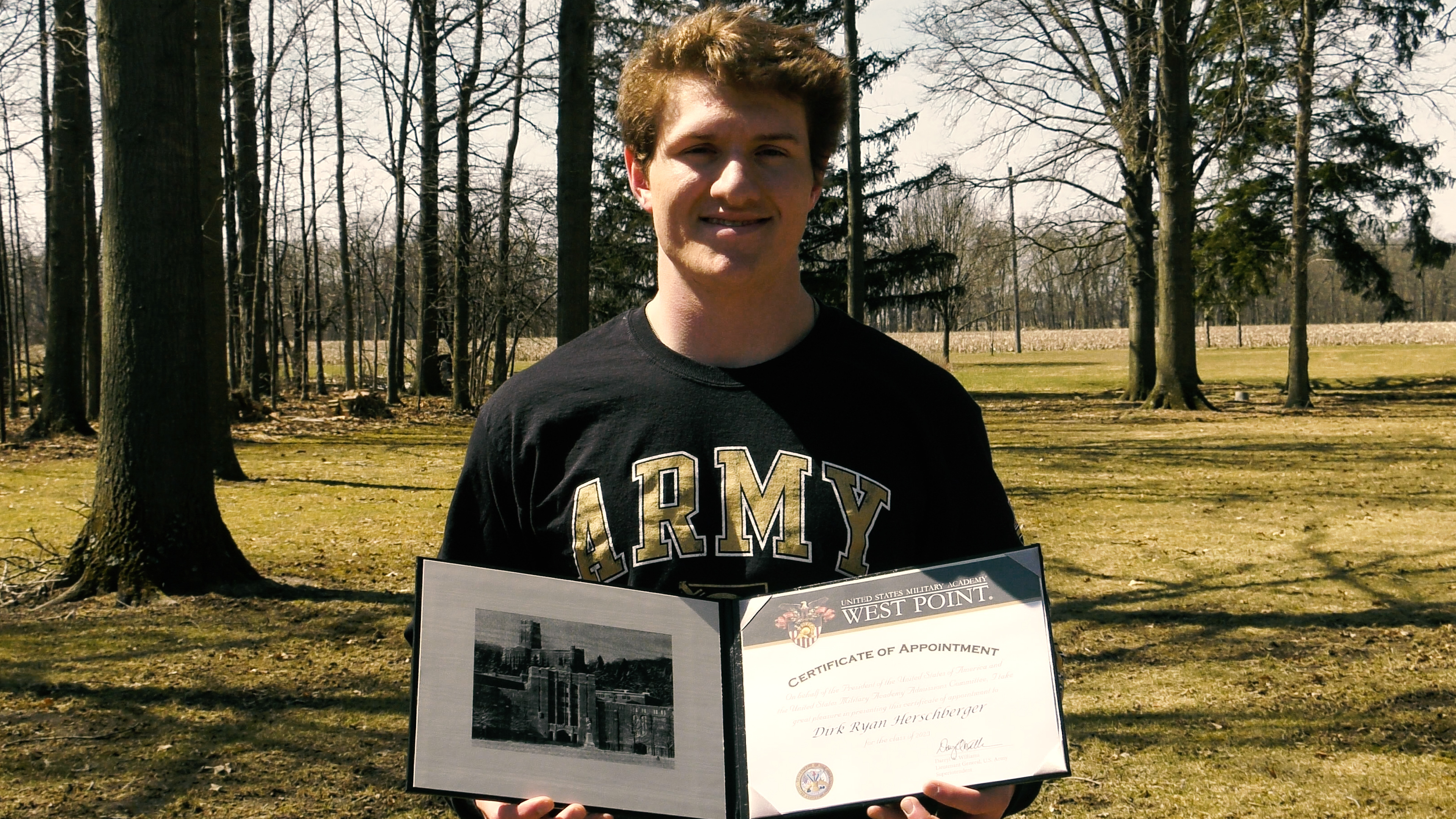 Woodlan's Herschberger accepted to West Point