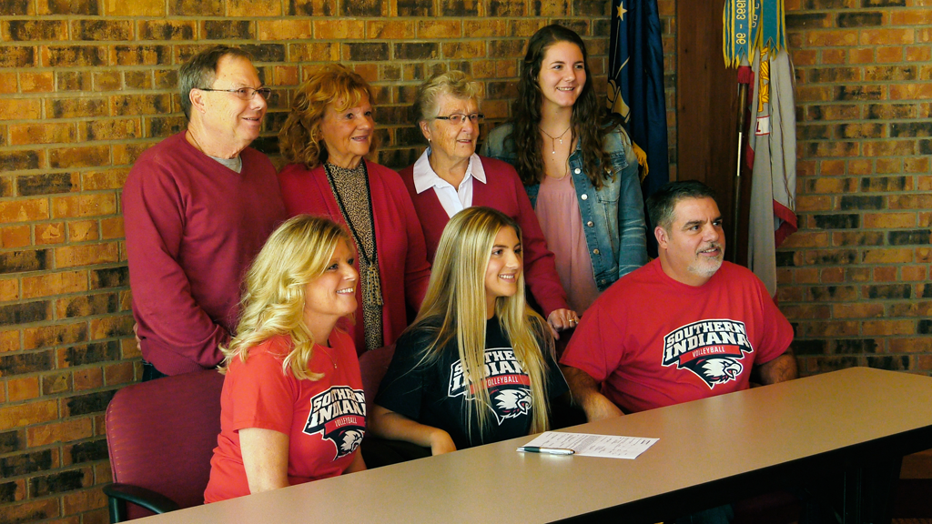 Concordia's Evans signs with Southern Indiana volleyball