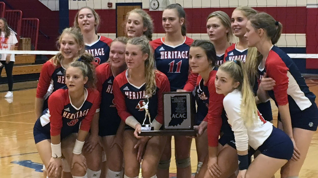 Heritage repeats as ACAC Tourney volleyball champs