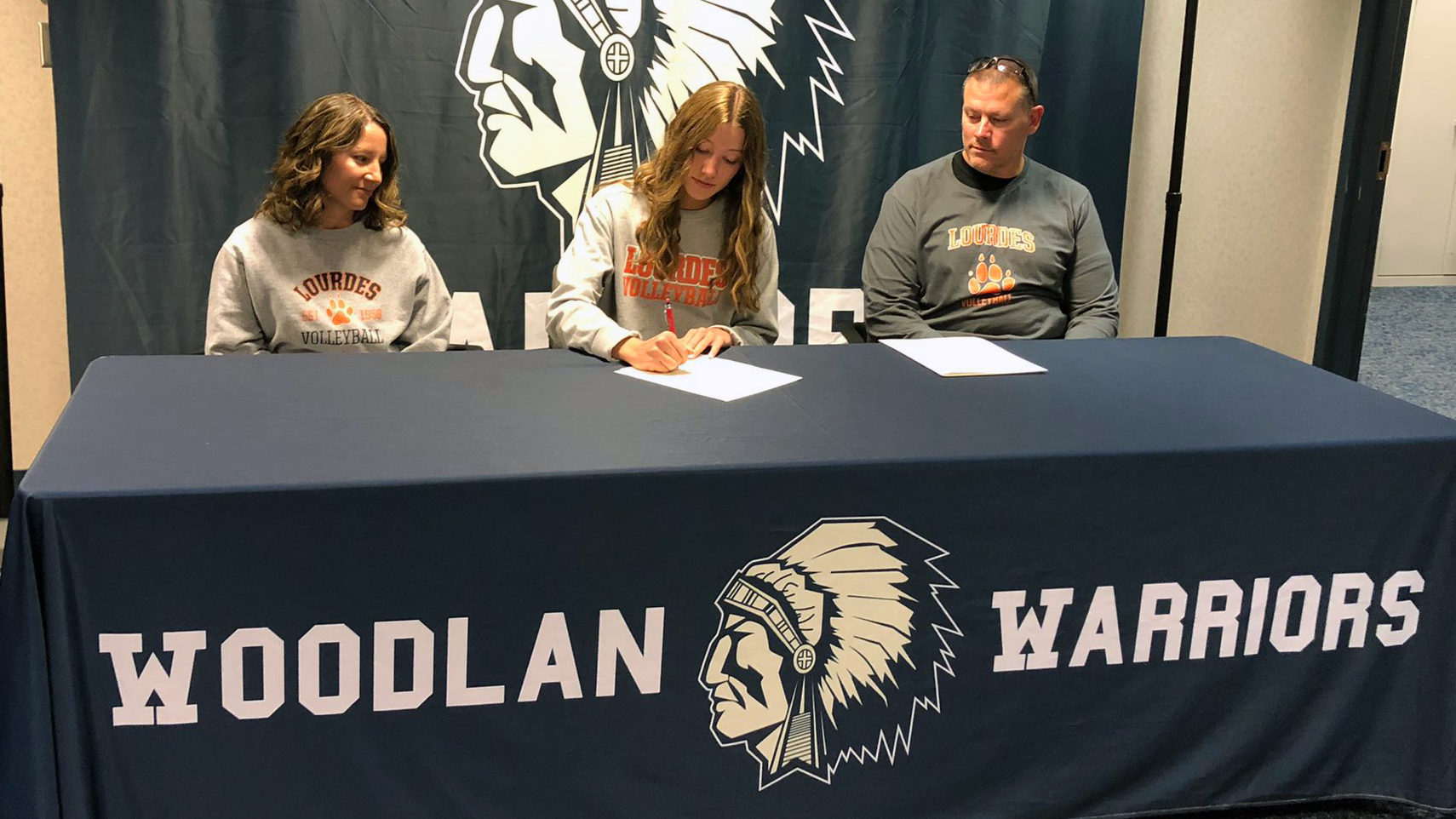 Woodlan's Madison Smith signs Lourdes volleyball