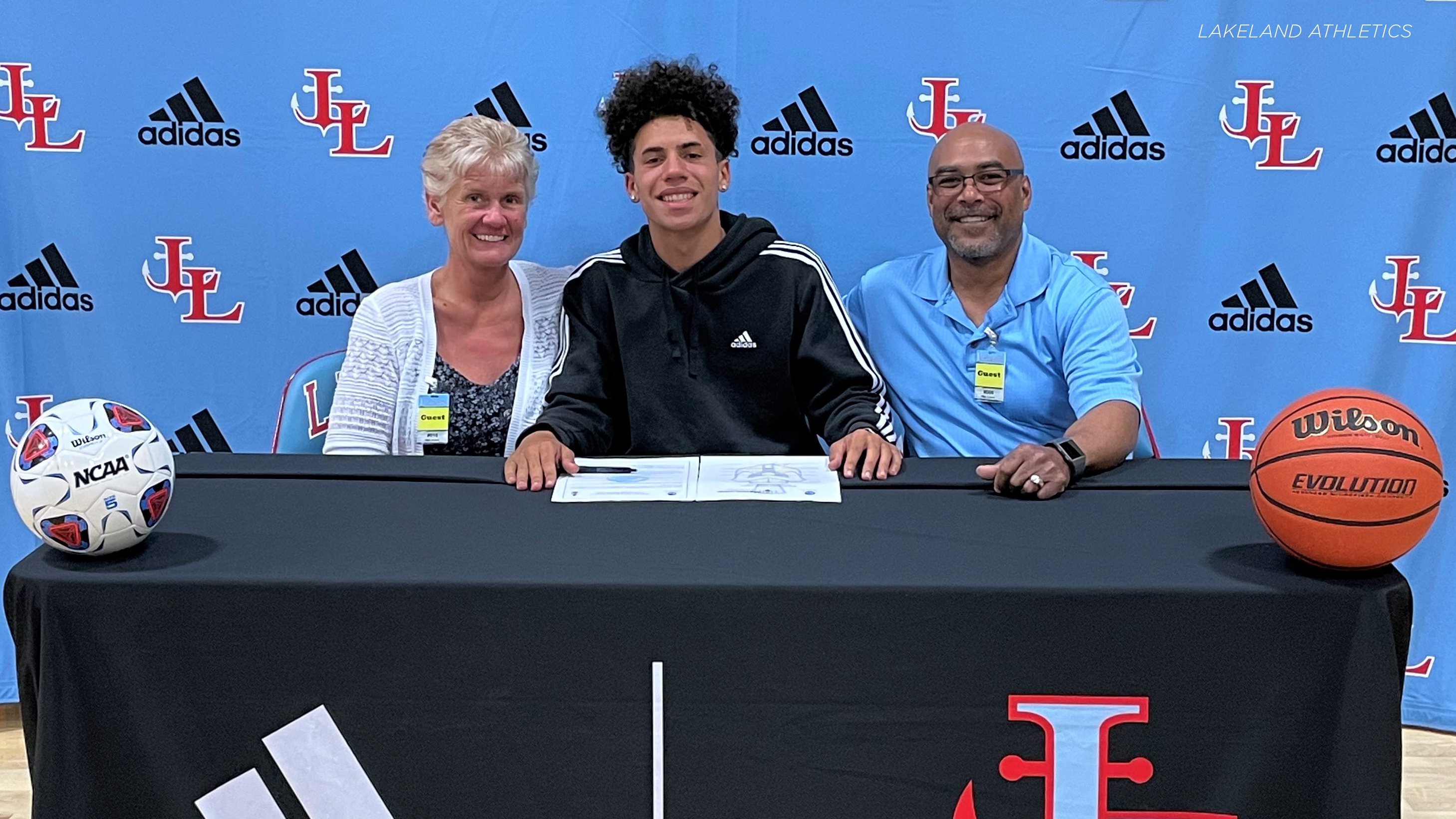 Lakeland's Douglas signs with Manchester University basketball and soccer