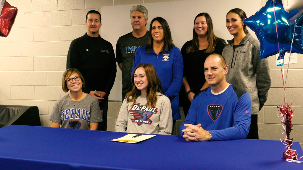 Blackhawk Christian's Nagy signs with DePaul volleyball