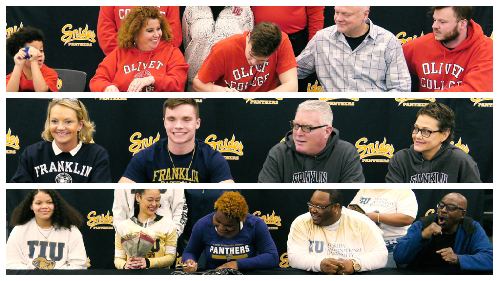 3 Snider signees make college plans official