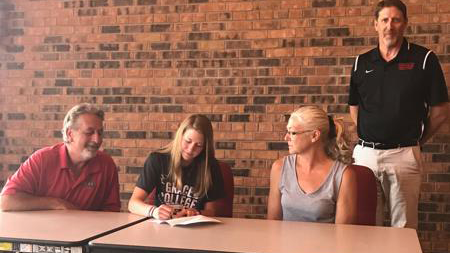 Concordia's Carmen Trier signs with Grace College track