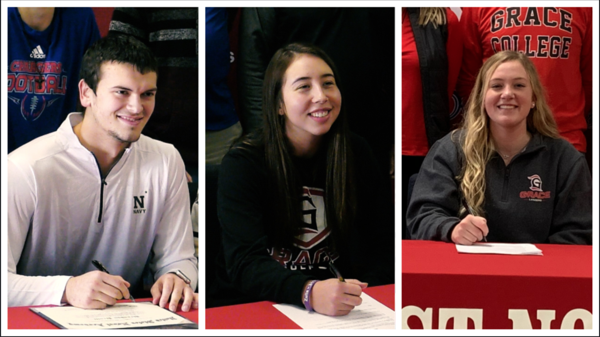 West Noble athletes make college plans official